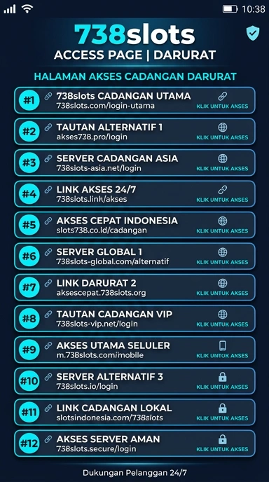 Link Alternatif 738slots untuk Pengguna Android