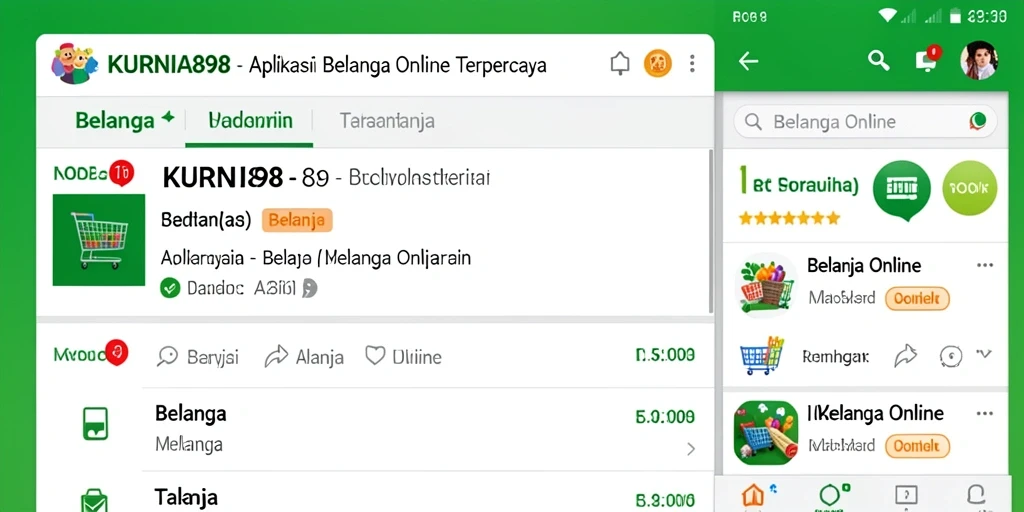 Tampilan aplikasi KURNIA898 yang modern dan fungsional.