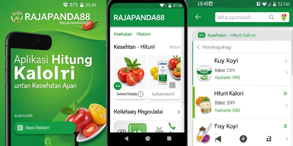 Tampilan antarmuka RAJAPANDA88 yang intuitif untuk menghitung kalori.