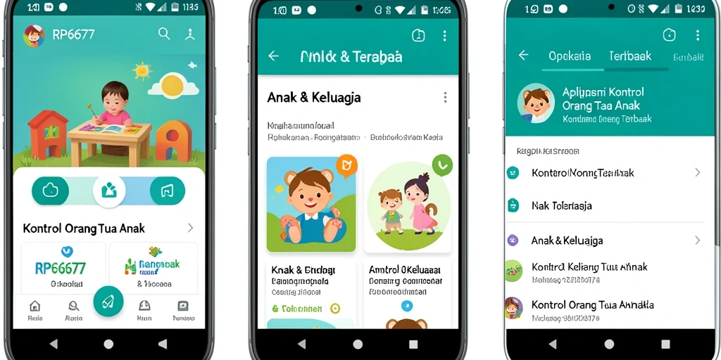 Tampilan antarmuka RP6677 yang sederhana dan intuitif.